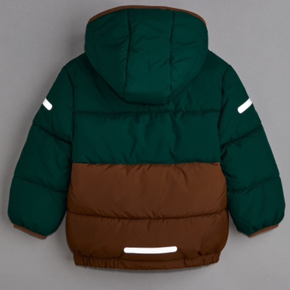 H+M Boys Water-Repellant Puffer Jacket with Hood - Picture 2 of 9